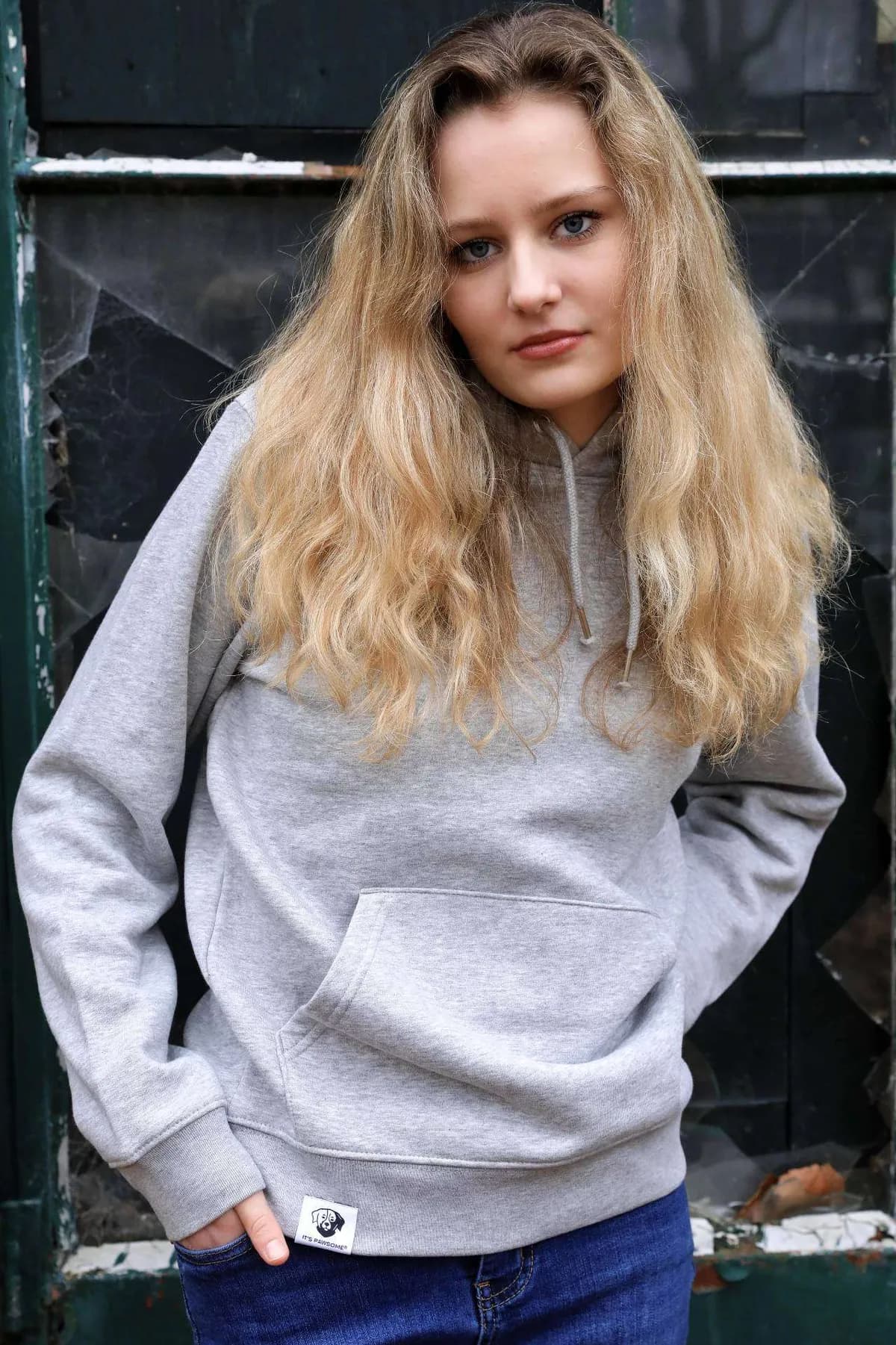 Hoodie Gaby Grey - afbeelding 1