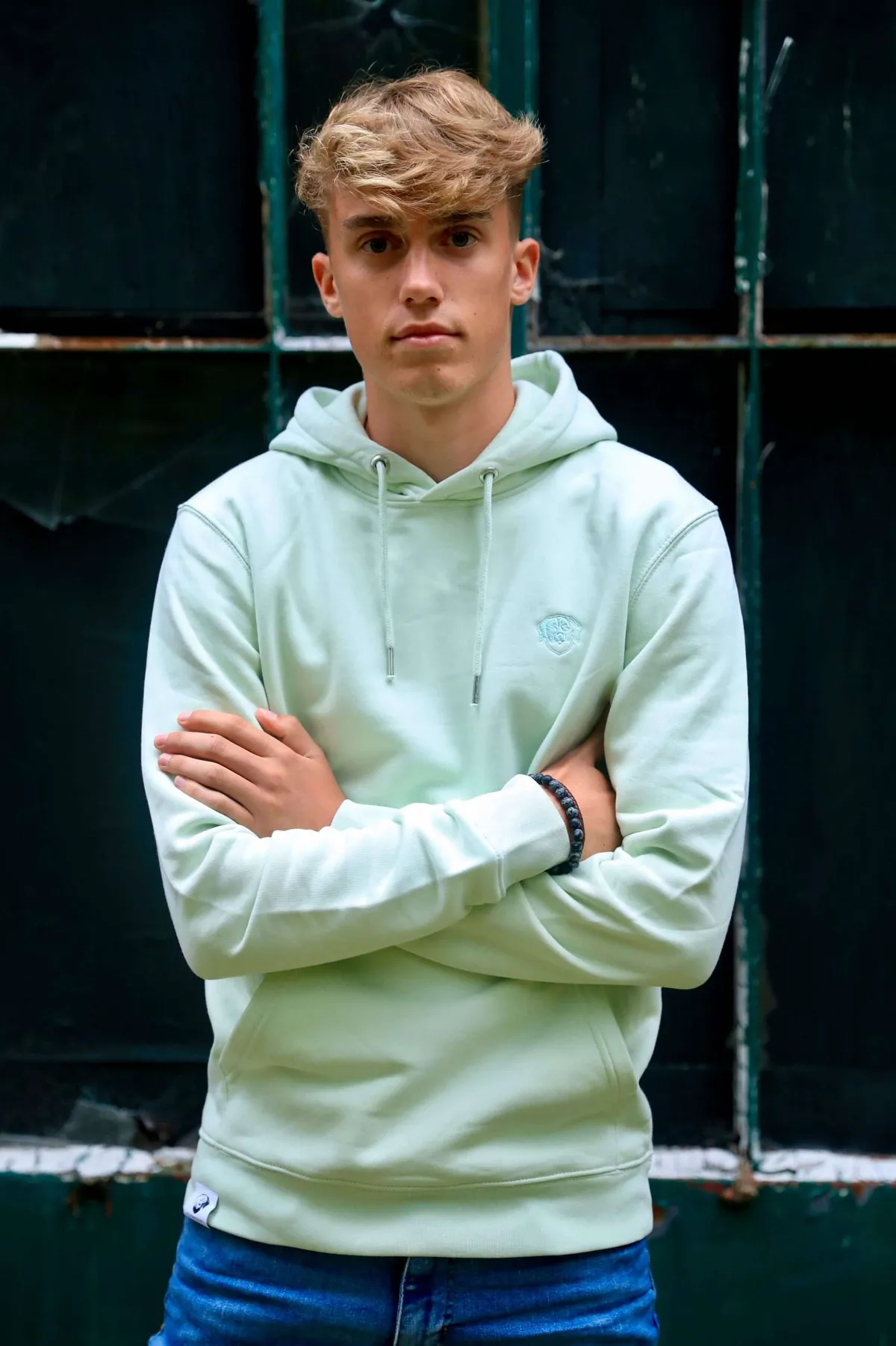 Hoodie Russell Mint - afbeelding 2