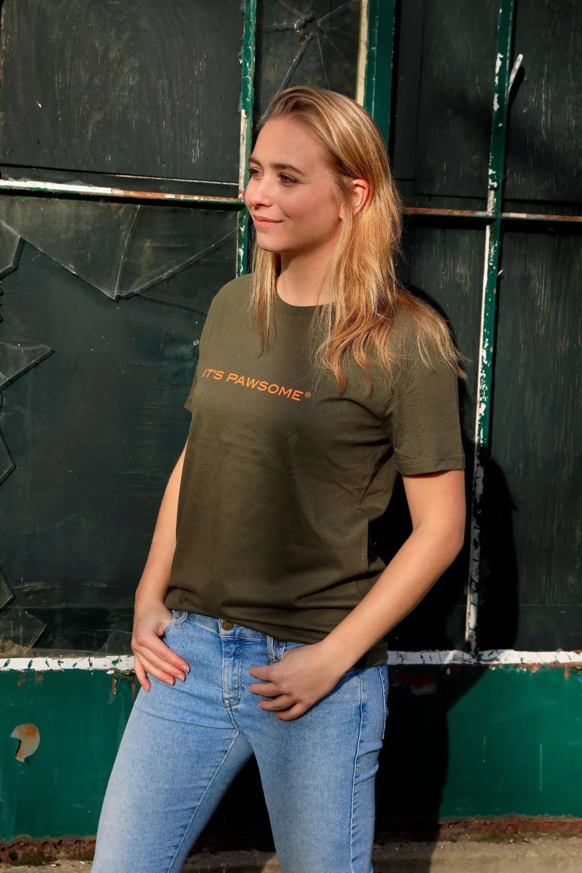 T-shirt Pip Khaki - afbeelding 1