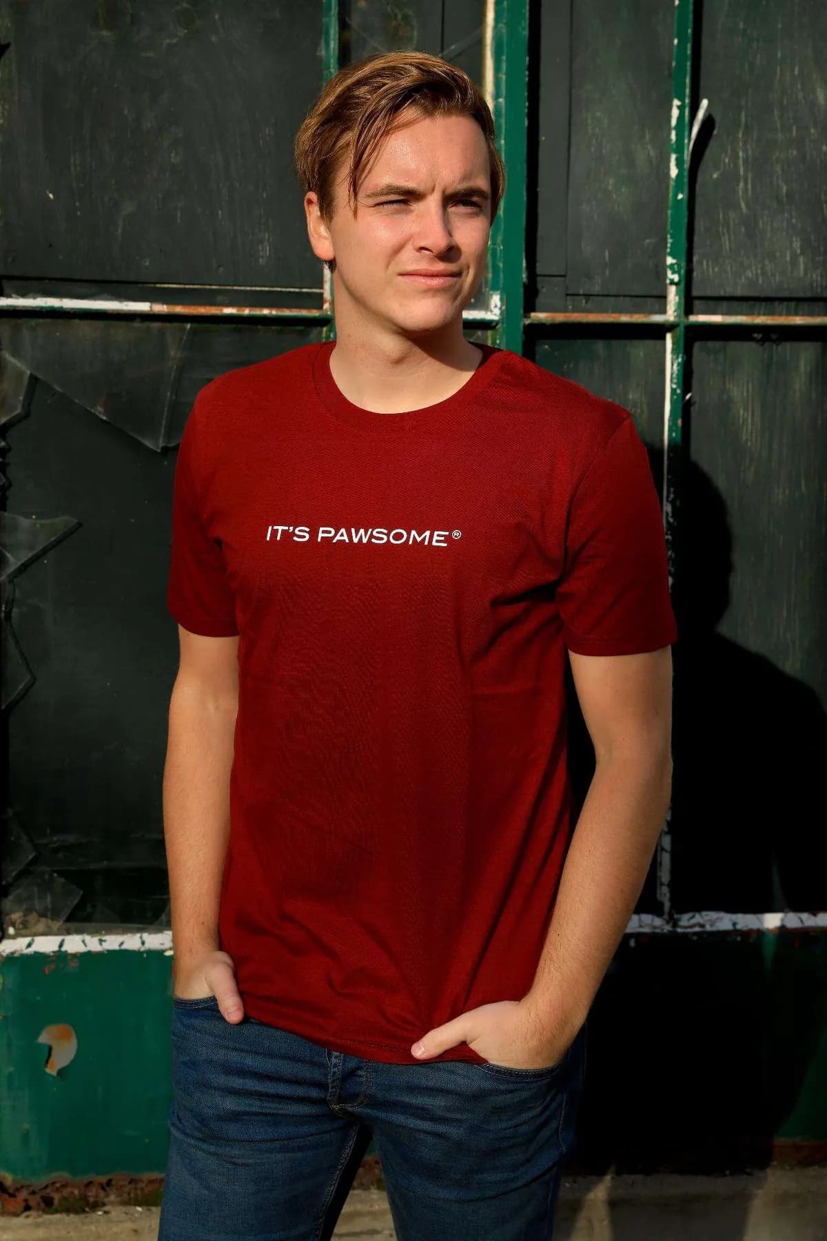 T-shirt Resie Burgundy - afbeelding 1