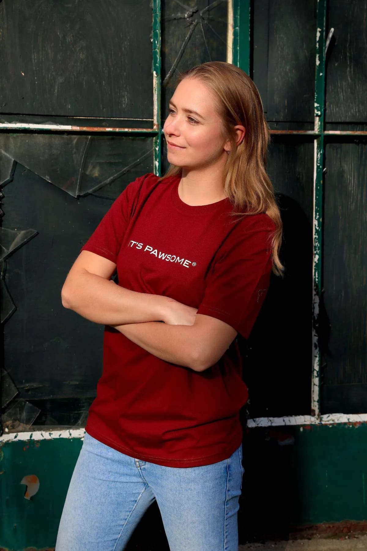 T-shirt Resie Burgundy - afbeelding 2