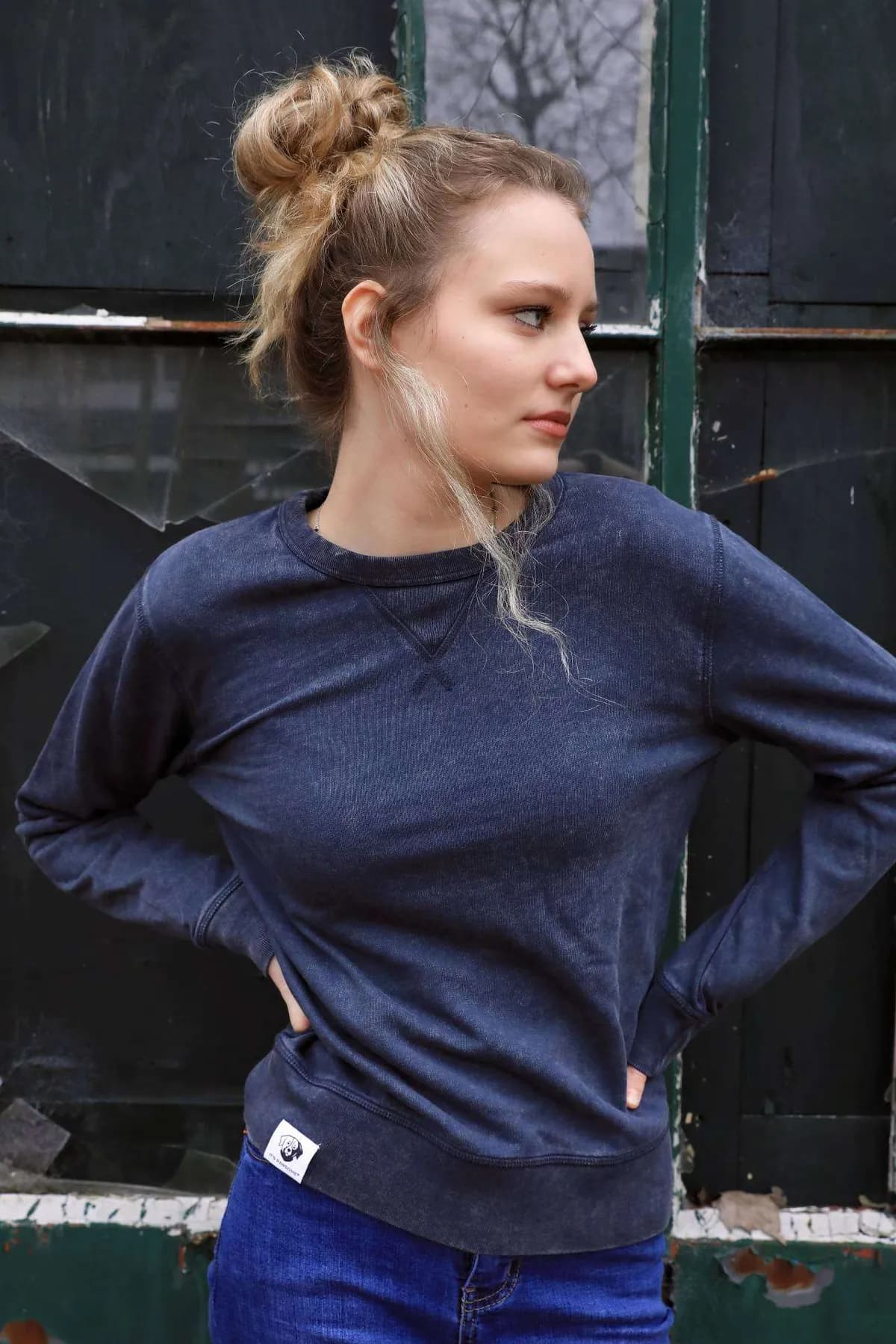 Trui Finn Blue Vintage - afbeelding 1